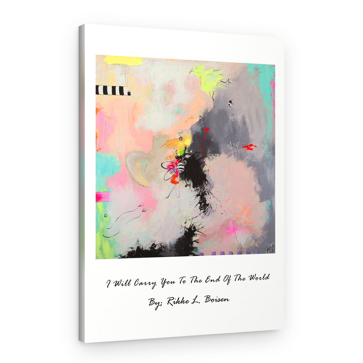Energetic Abstract Expression – Canvas Print