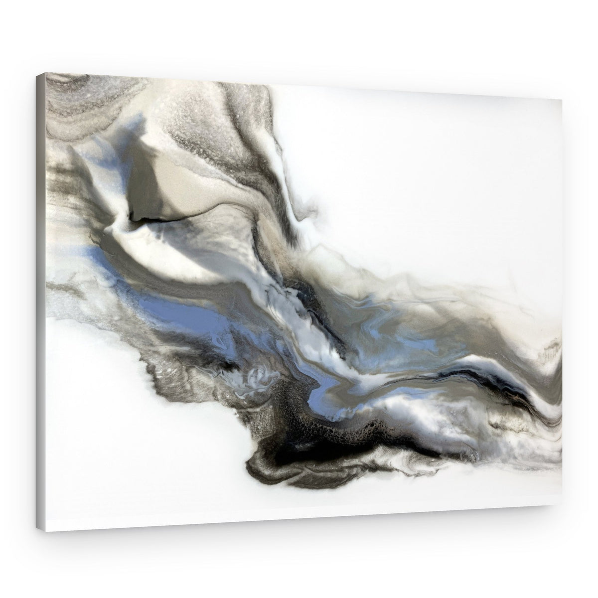 Elegant Fluid Marble Flow – Canvas Print