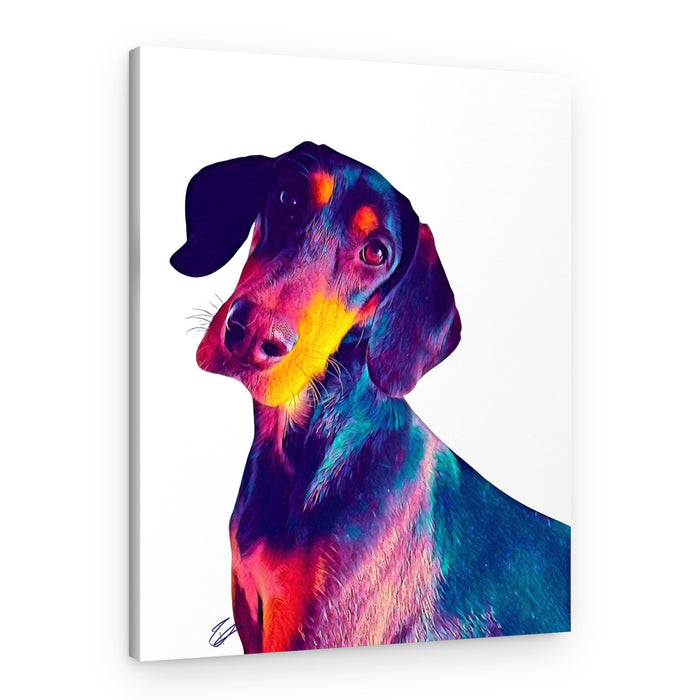 Pop Art Dachshund – Canvas Print