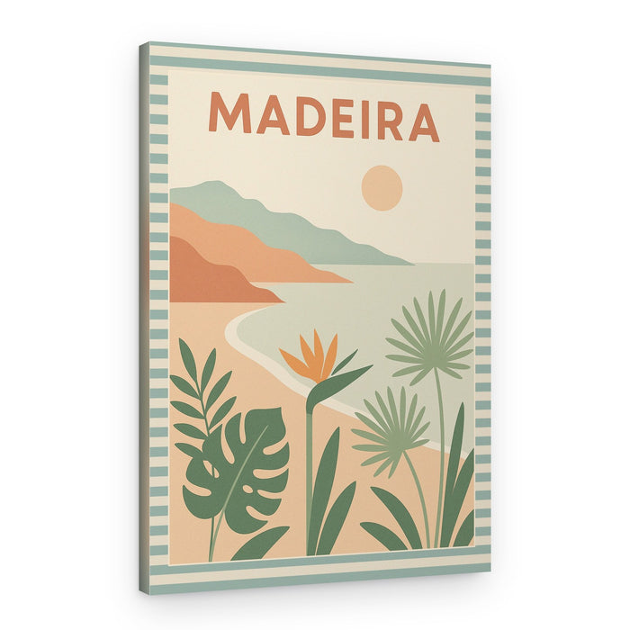 Madeira Tropical Beach – Canvas Print
