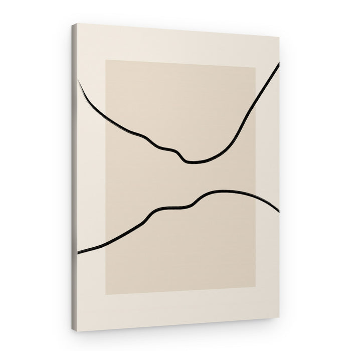 Flowing Abstract Lines – Canvas Print