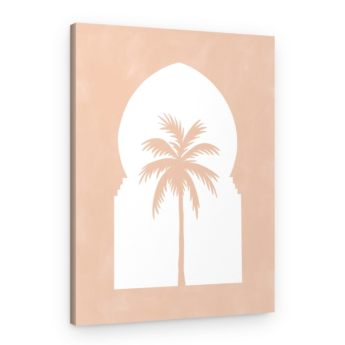 Serene Palm Archway – Canvas Print