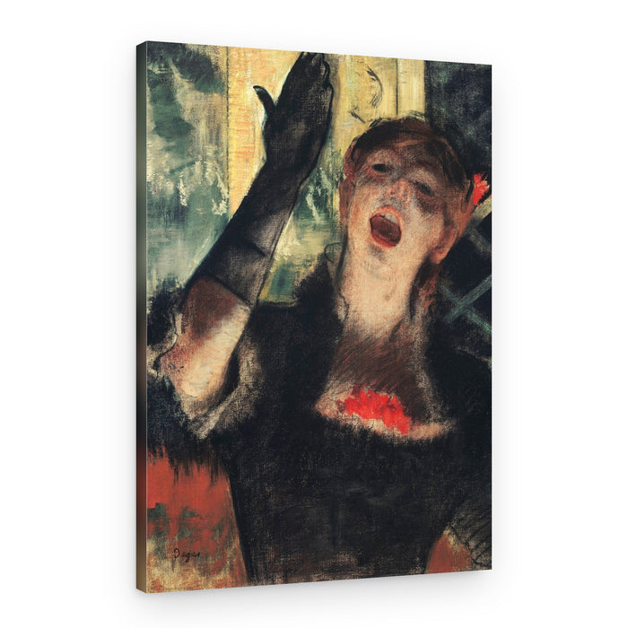 Café Singer – Canvas Print