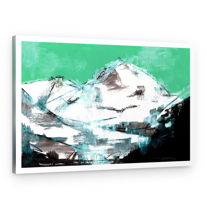 Majestic Winter Mountain – Canvas Print