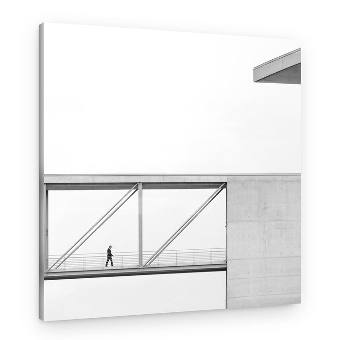 Lone Figure Bridge – Canvas Print