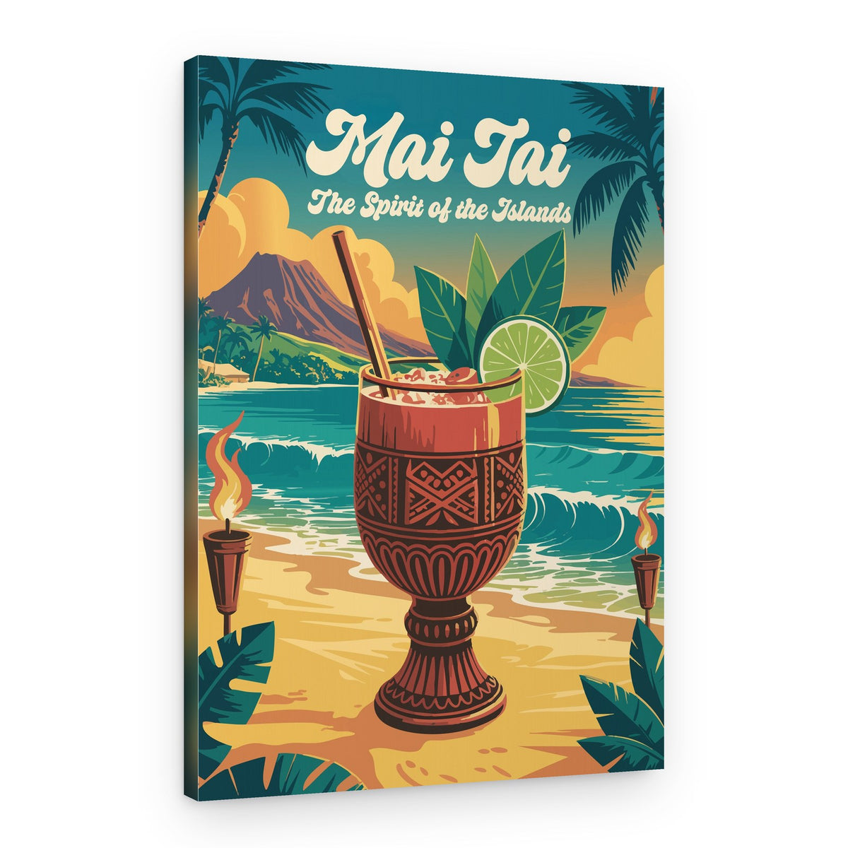 Mai Tai Island Escape – Canvas Print