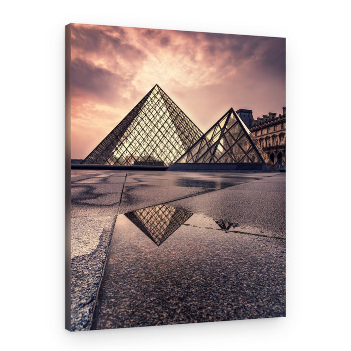 Paris Pyramid Reflections – Canvas Print