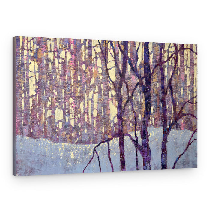Purple Forest Glow – Canvas Print