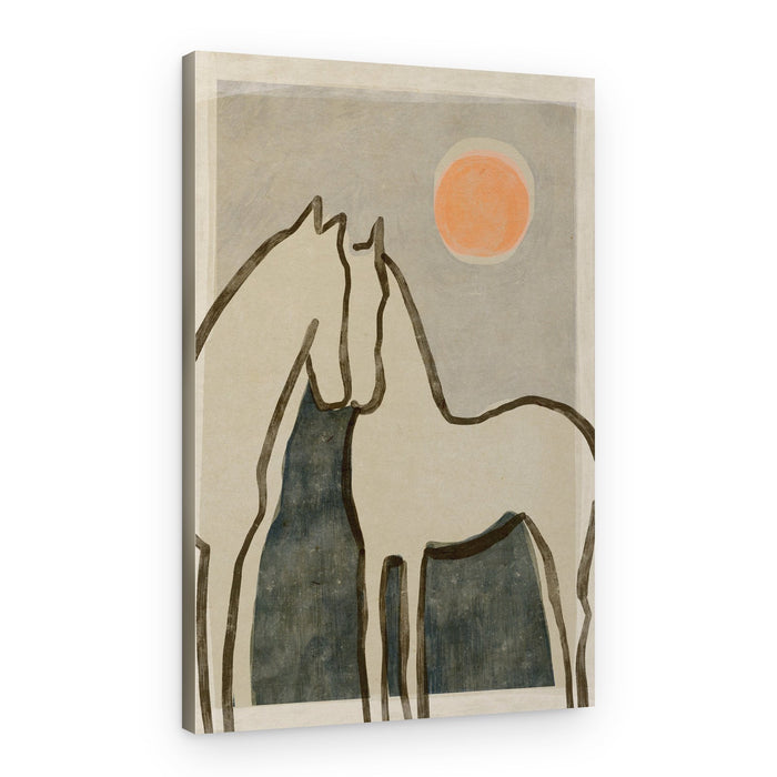 Equine Embrace – Canvas Print