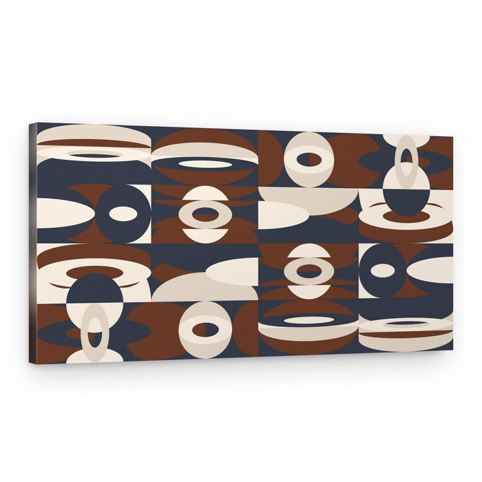 Modern Abstract Circles – Canvas Print