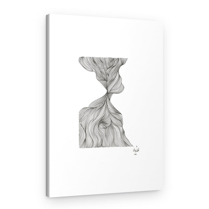 Dynamic Flowing Lines – Canvas Print