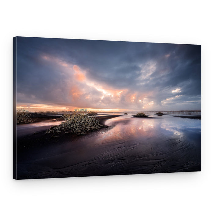 Reflected Sunset Beach – Canvas Print