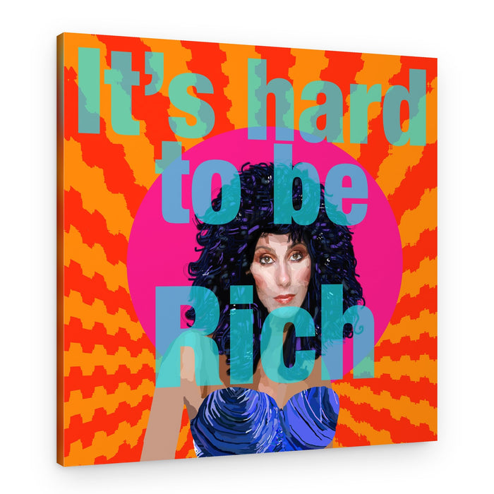 Bold Woman Pop Art Quote – Canvas Print