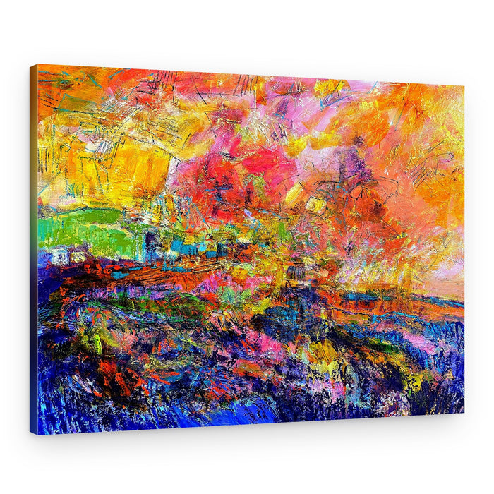 Floral Brilliance Unveiled – Canvas Print