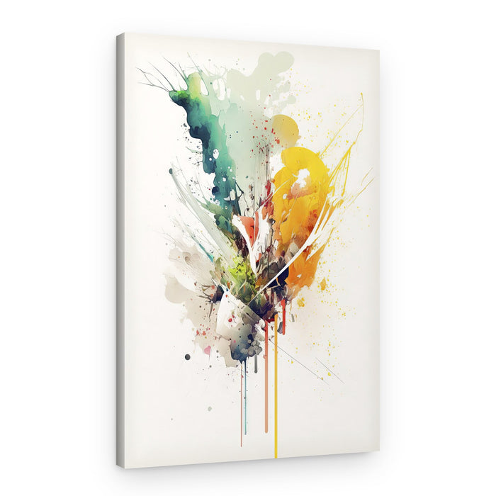 Vibrant Watercolor Splash – Canvas Print