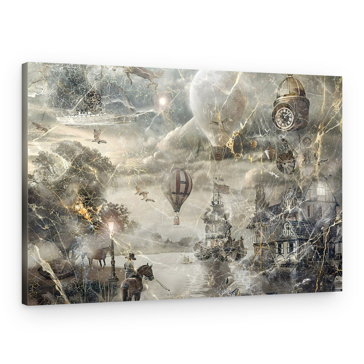 Fantasy Airship Dream – Canvas Print