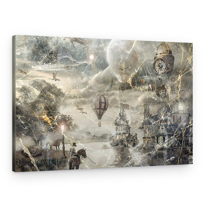 Fantasy Airship Dream – Canvas Print