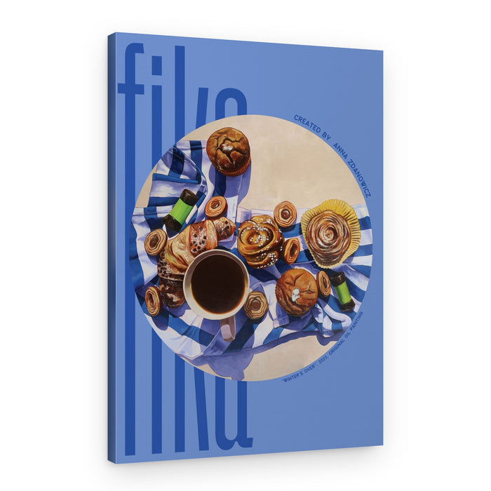 Cozy Fika Treats – Canvas Print