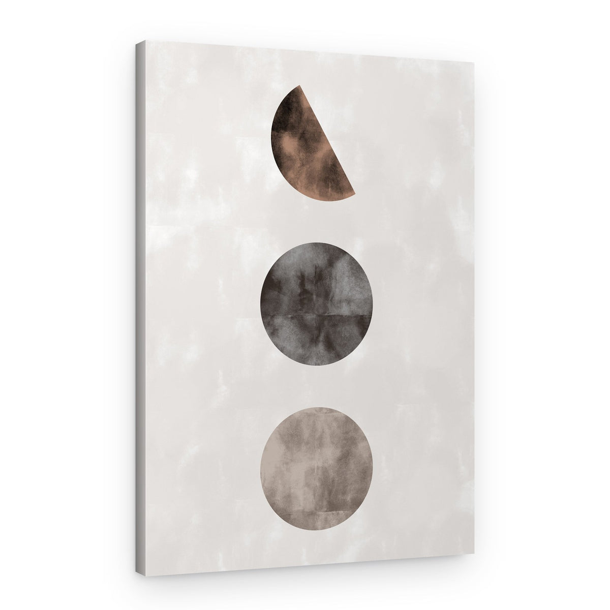 geo_3 amigos_002_brown – Canvas Print