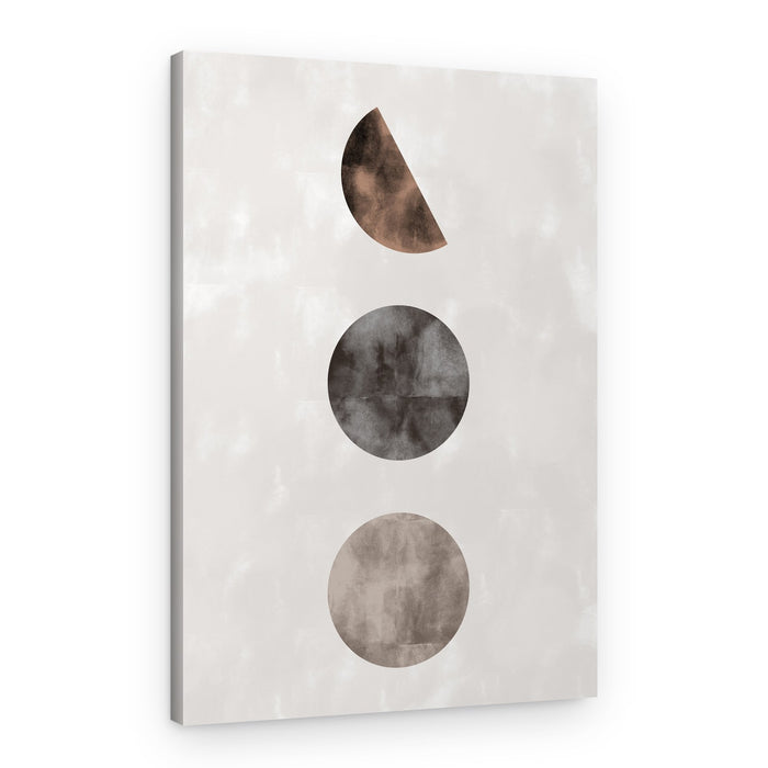 geo_3 amigos_002_brown – Canvas Print