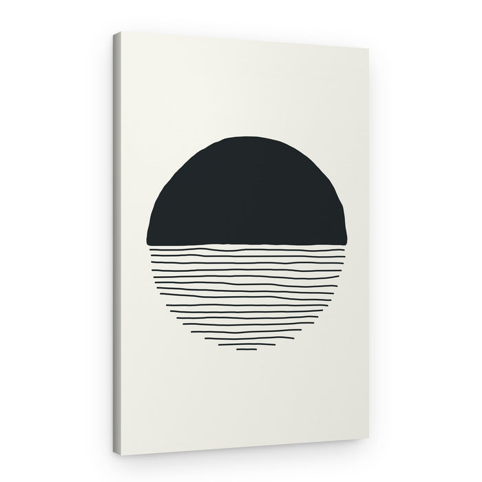 Abstract Sun Horizon – Canvas Print