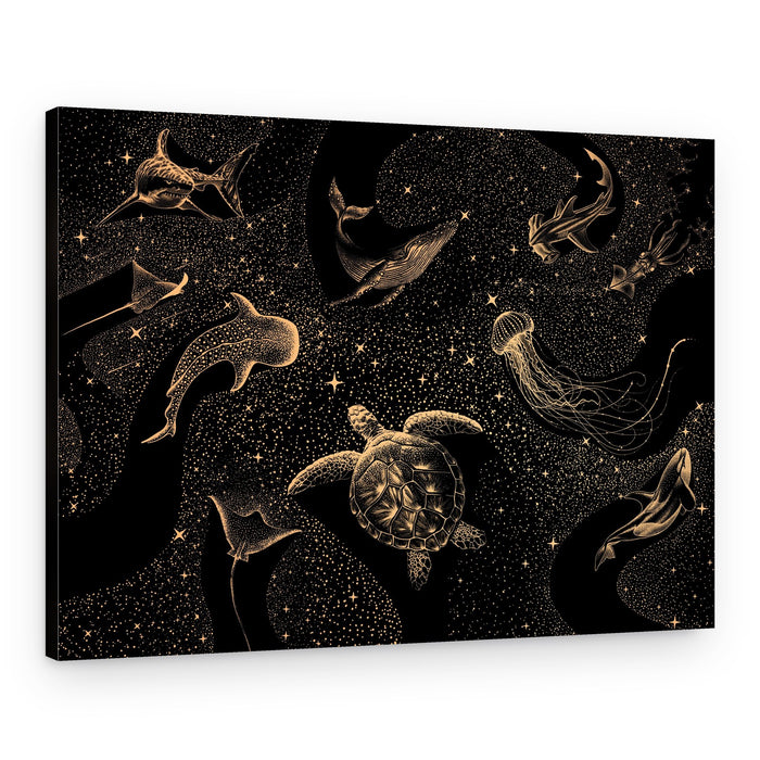 Mystic Marine Galaxy – Canvas Print