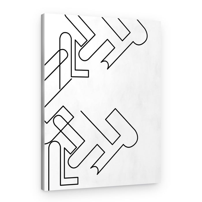 Abstract Geometric Lines – Canvas Print
