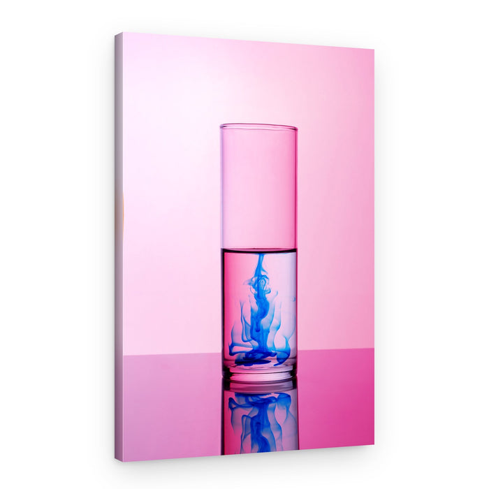Fluid Blue Motion – Canvas Print