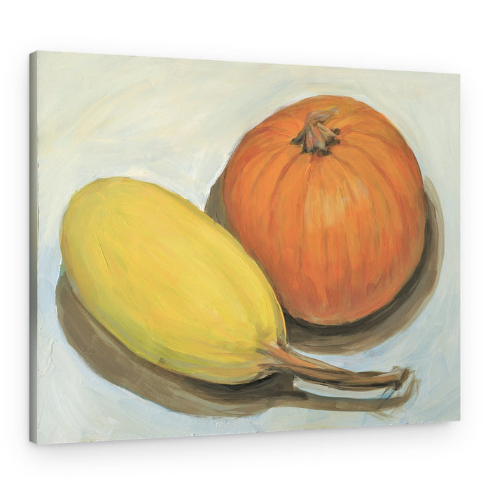 Pumpkin and Spaghetti Squash – Canvas Print