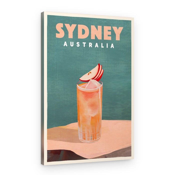 Sydney Australia Cocktail Bar Decor – Canvas Print
