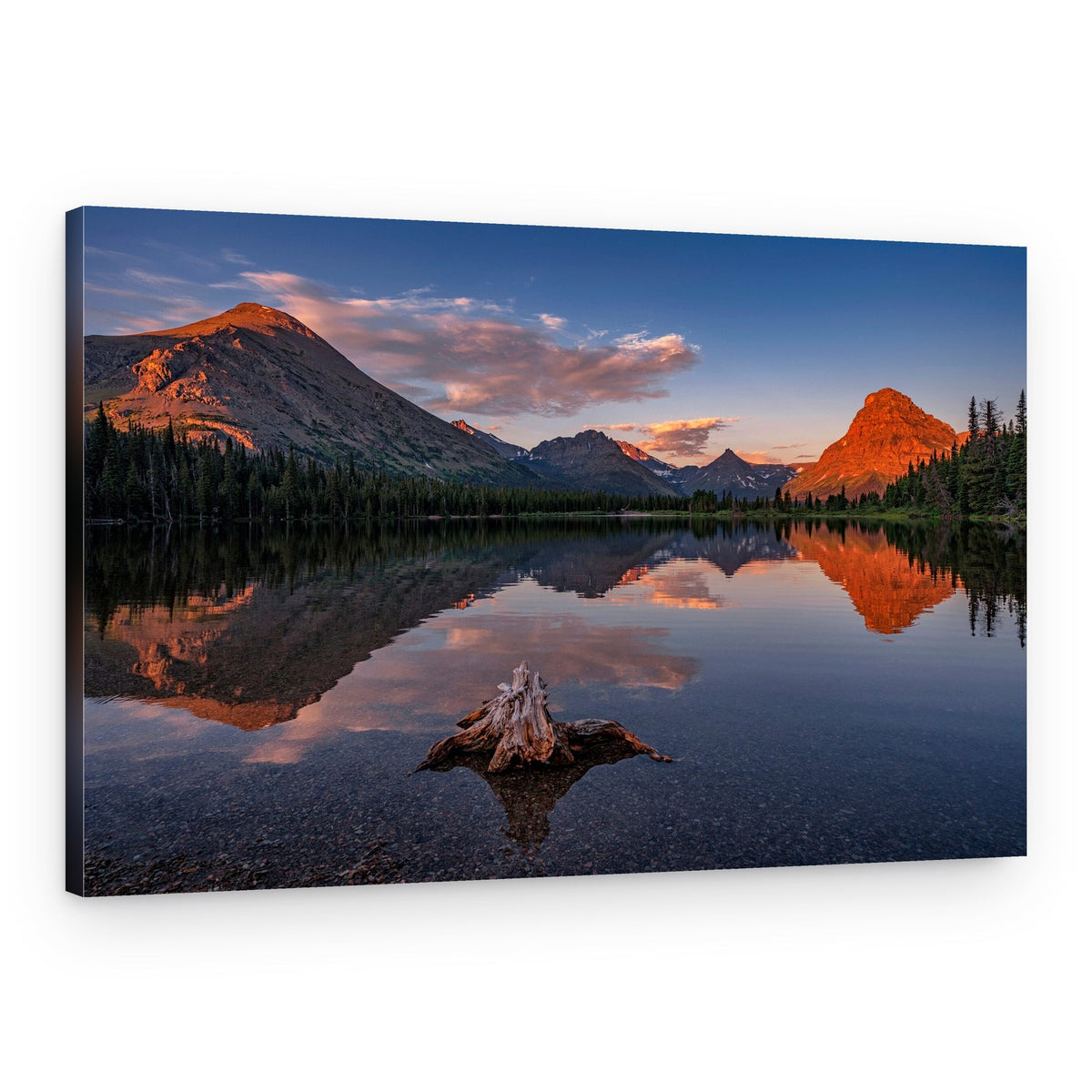 Golden Hour Reflections – Canvas Print