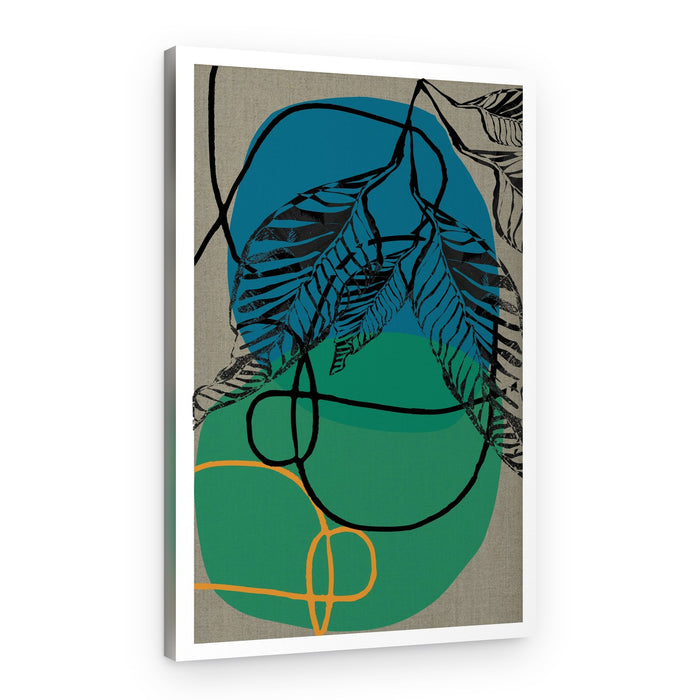 Abstract Tropical Foliage – Canvas Print