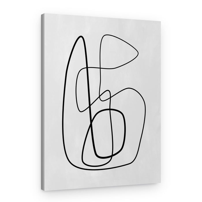 Abstract Line Flow – Canvas Print