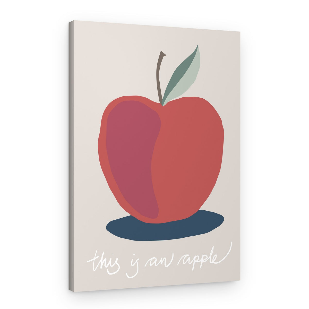 This is an Apple – Canvas Print