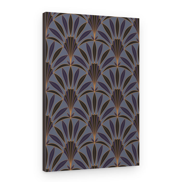 Art Deco Fan Pattern – Canvas Print