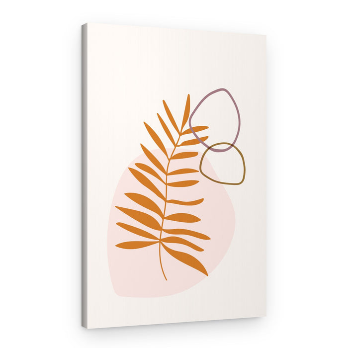 Boho Palm Abstract – Canvas Print