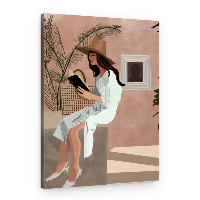 Peaceful Reading Nook – Canvas Print