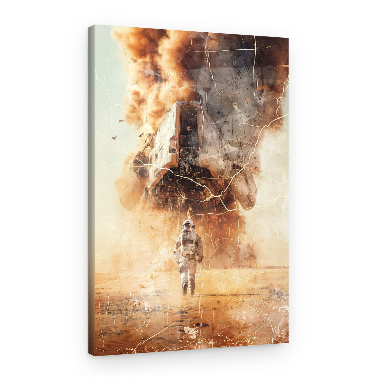 Astronaut Desert Survival – Canvas Print