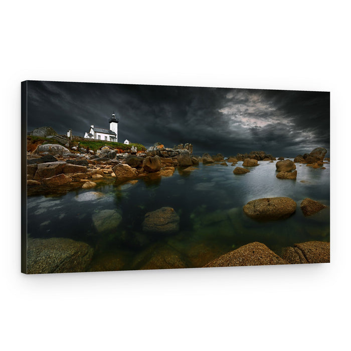 Dramatic Coastal Lighthouse – Canvas Print