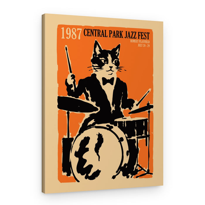 1987 Central Park Jazz Fest – Canvas Print