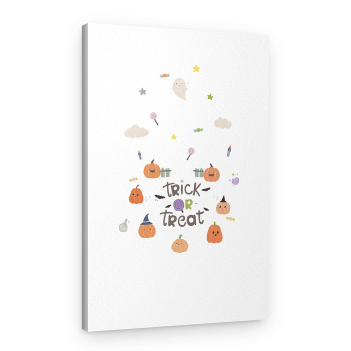 Whimsical Trick or Treat – Canvas Print