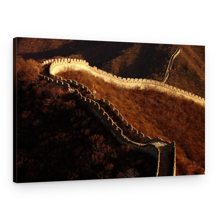 Golden Light Great Wall – Canvas Print
