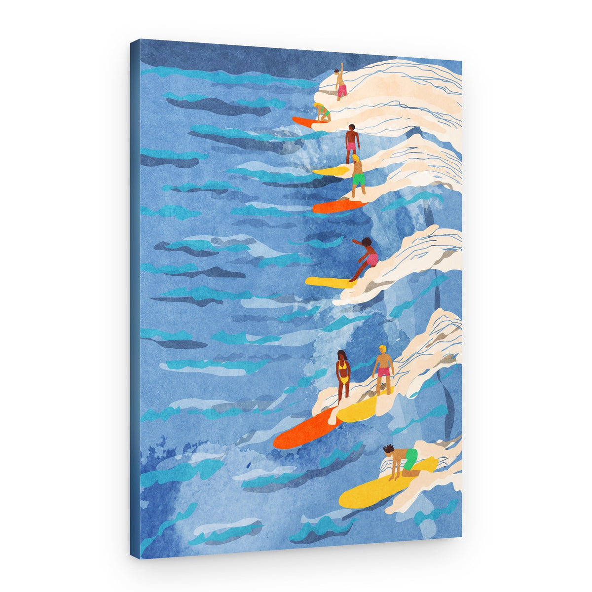 chilled surfing – Canvas Print