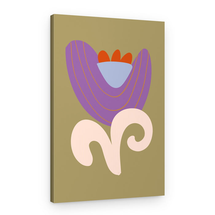 Aries Abstract Floral – Canvas Print