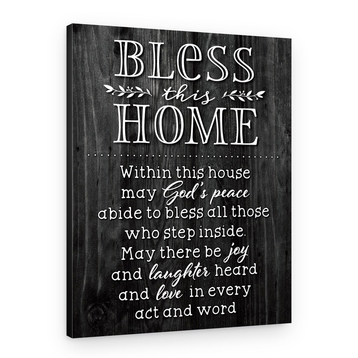 Bless this Home Canvas Print – House Warming Gifts – Canvas Print