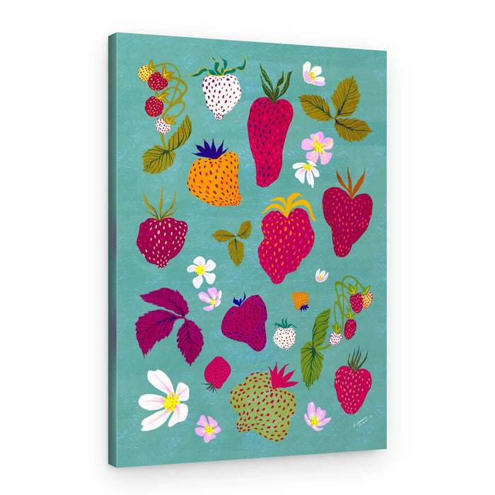 Sweet Strawberry Harvest – Canvas Print