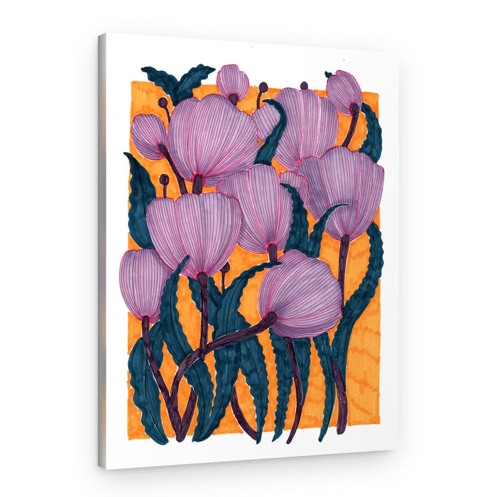 Purple Tulips – Canvas Print
