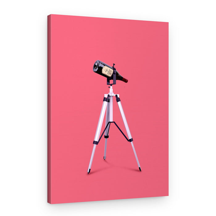 Wine Telescope – Canvas Print