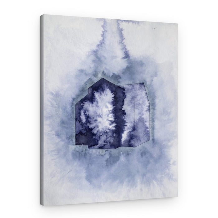 Dreamy Blue House – Canvas Print