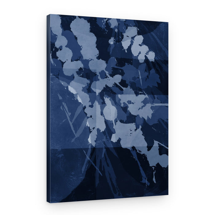 Serene Indigo Flow – Canvas Print